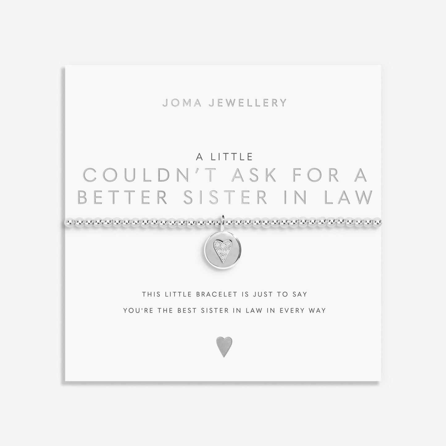 Joma Jewellery A Little Couldn't Ask For A Better Sister In Law Bracelet