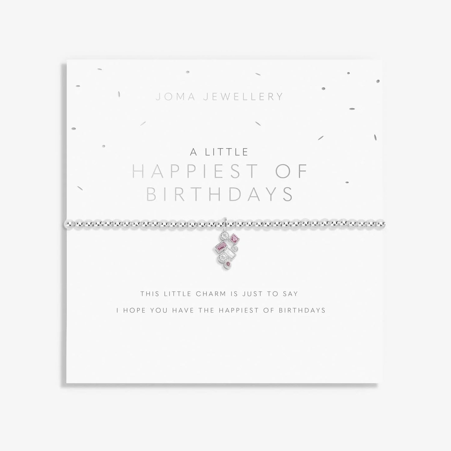 Joma Jewellery A Little Happiest Of Birthdays Bracelet