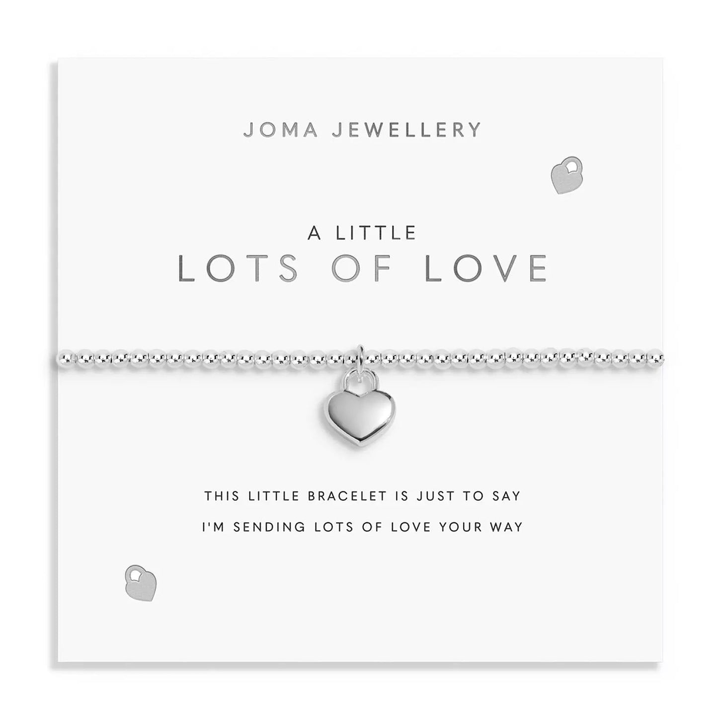 Joma Jewellery A Little Lots of Love Silver Plated Bracelet