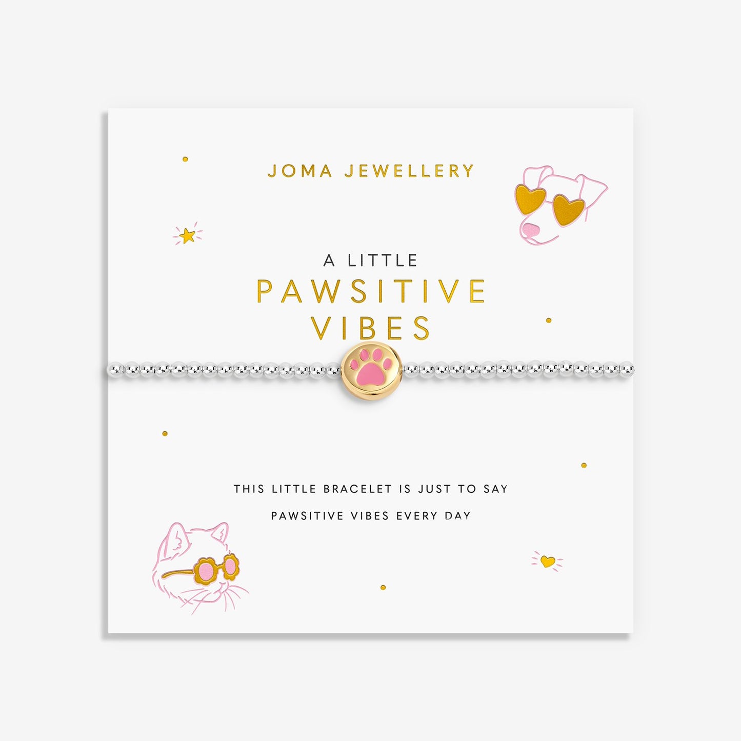 Joma Jewellery A Little Pawsitive Vibes Bracelet