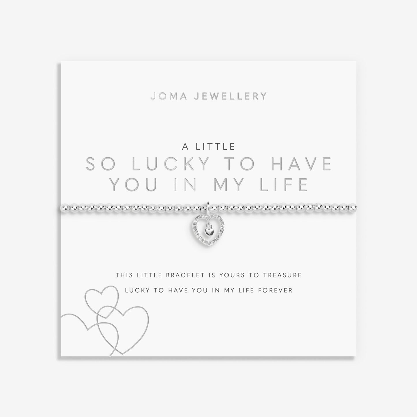 Joma Jewellery A Little So Lucky To Have You In My Life Bracelet