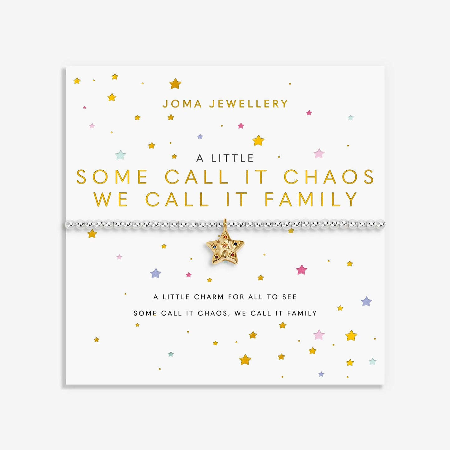 Joma Jewellery A Little Some Call It Chaos We Call It Family Bracelet
