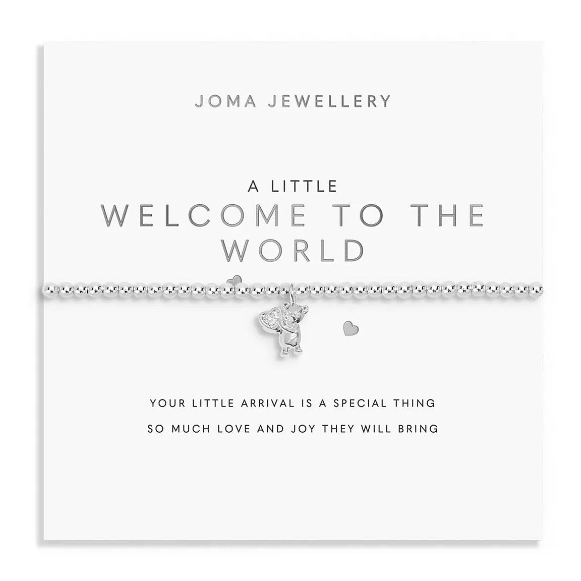 Joma Jewellery A Little Welcome To The World Silver Plated Bracelet