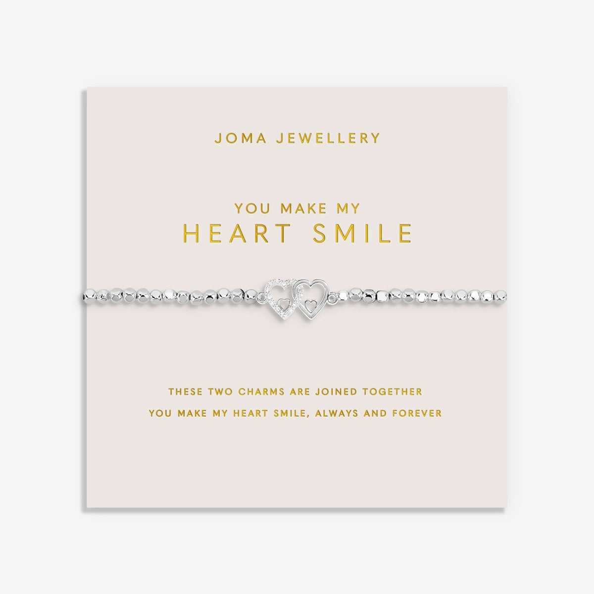 Joma Jewellery Forever Yours You Make My Heart Smile Bracelet
