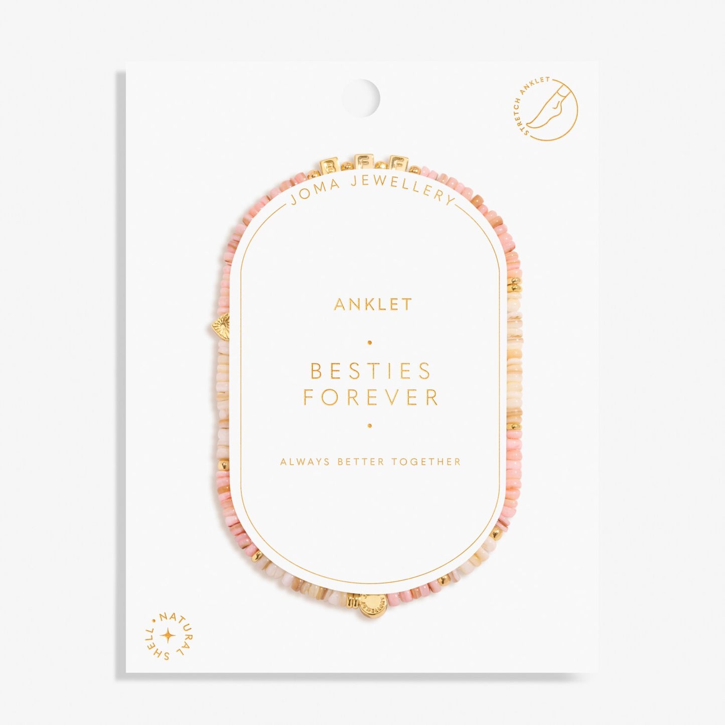 Joma Jewellery Happy Little Moments Besties Forever Anklet