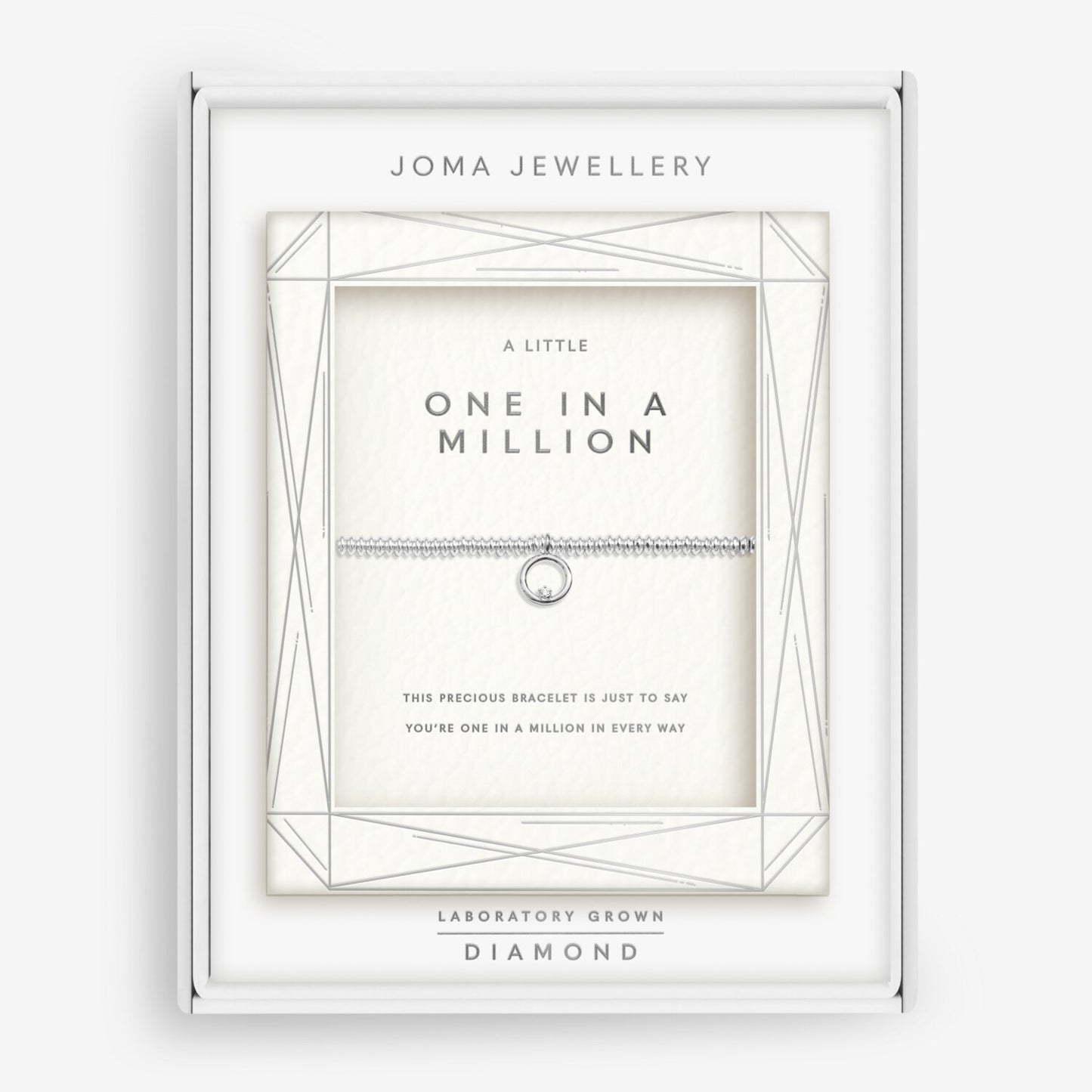 Joma Jewellery Laboratory Grown Diamond A Little One In A Million Bracelet