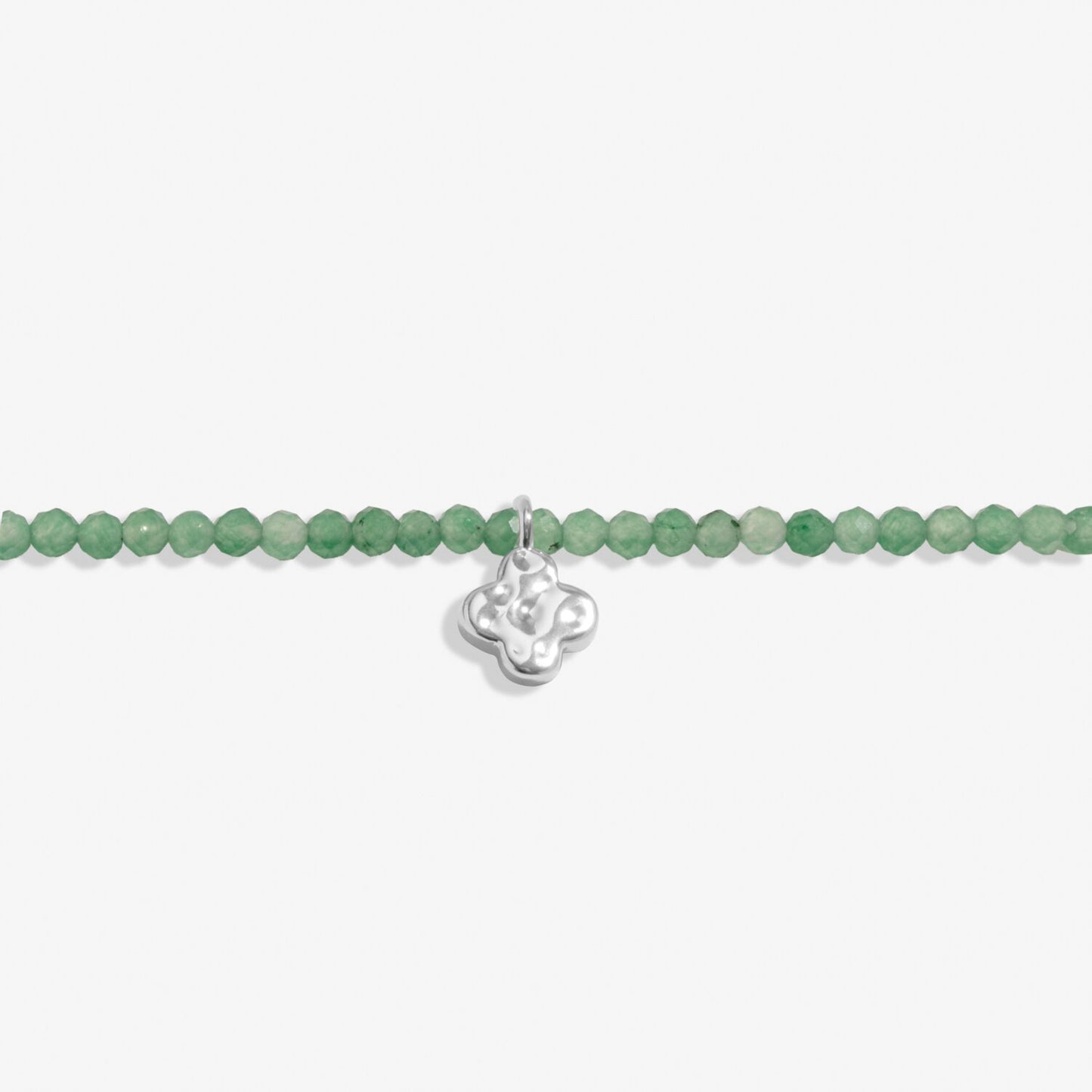 Joma Jewellery Mini Charms Aventurine Clover Bracelet