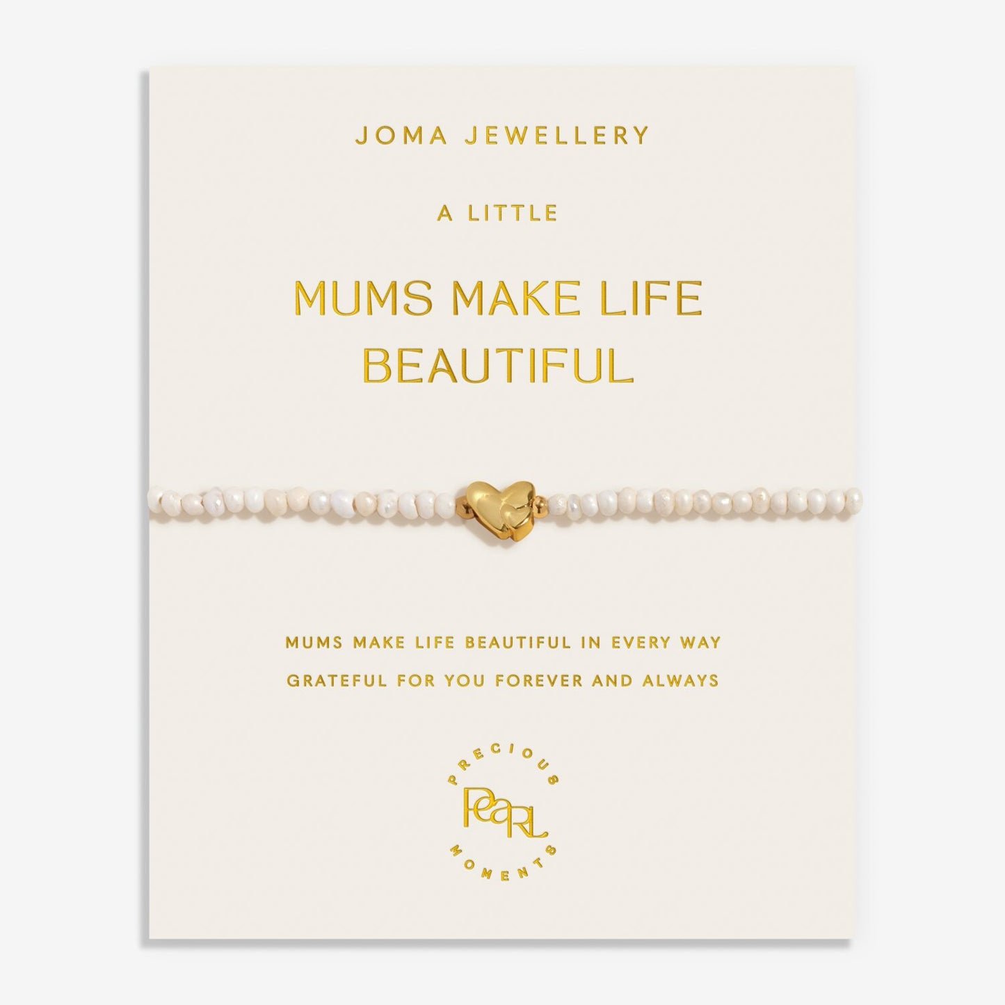 Joma Jewellery Precious Moments Mums Make Life Beautiful Bracelet