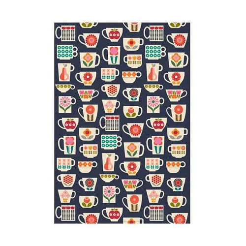 Kate Rhees Hearts Tea Towel