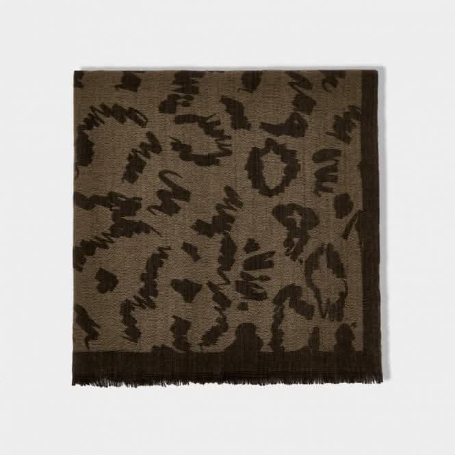 Katie Loxton Leopard Printed Blanket Scarf