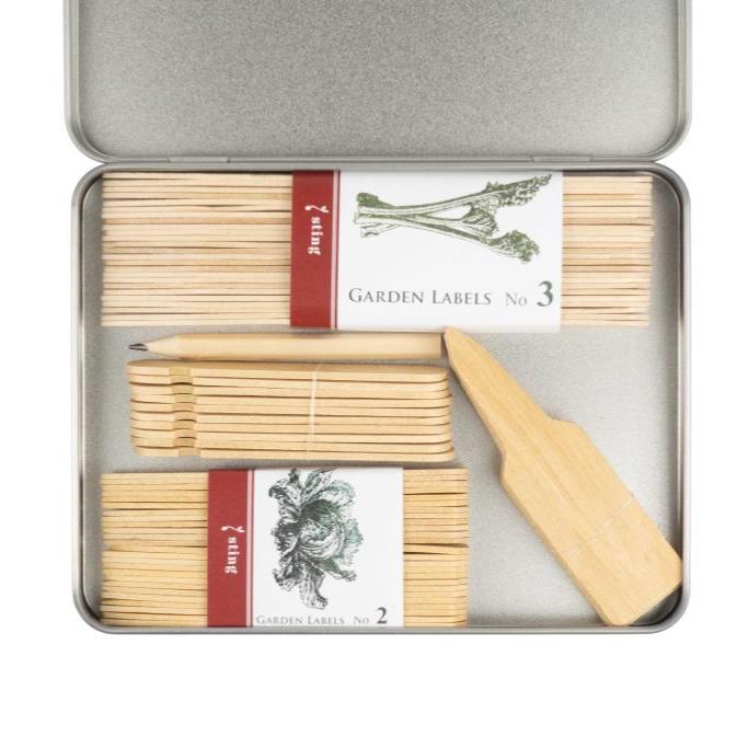 Sting In The Tail Natural Plant Labels In A Tin