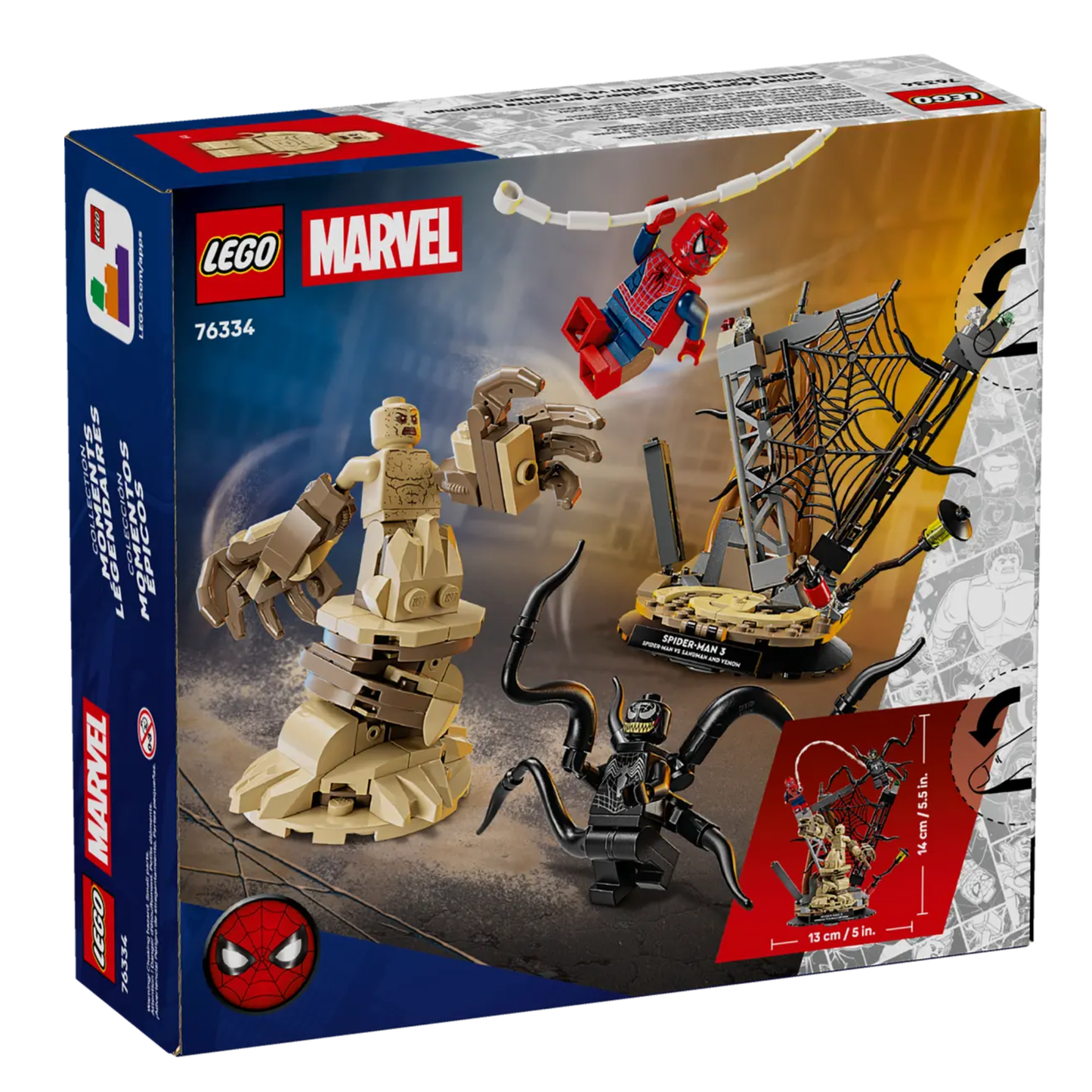 LEGO Marvel Epic Battle: Spider-Man vs. Sandman 76334