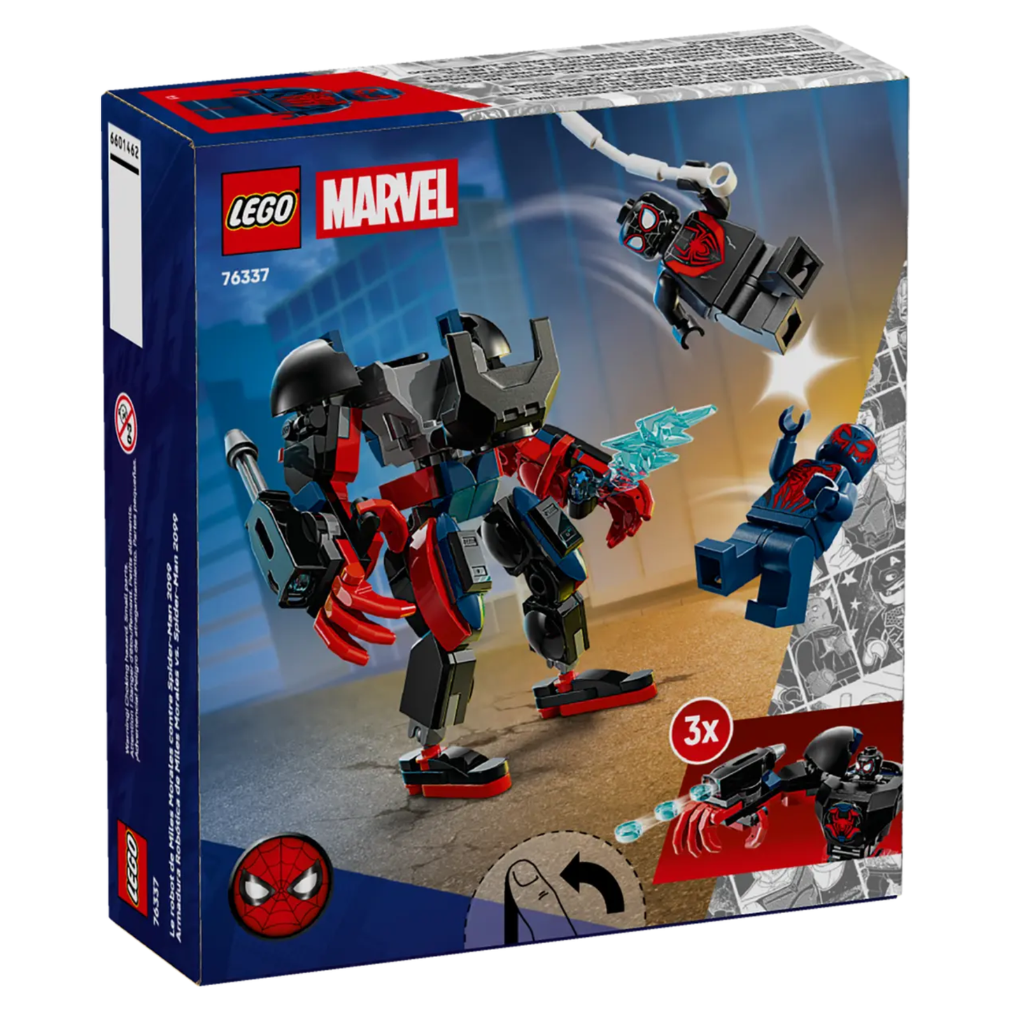 LEGO Marvel Miles Morales Mech vs. Spider-Man 2099 76337