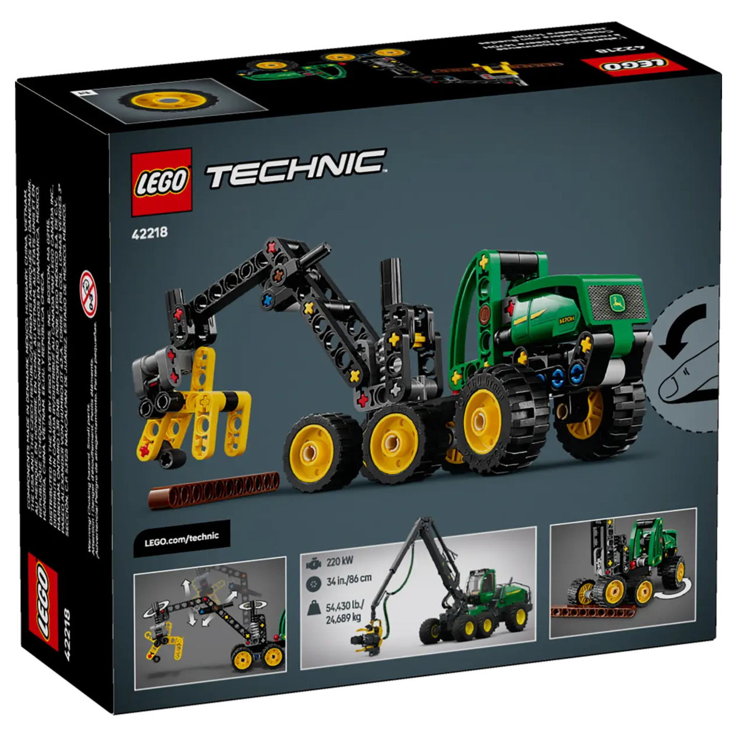 LEGO Technic John Deere 1470H Wheeled Harvester 42218