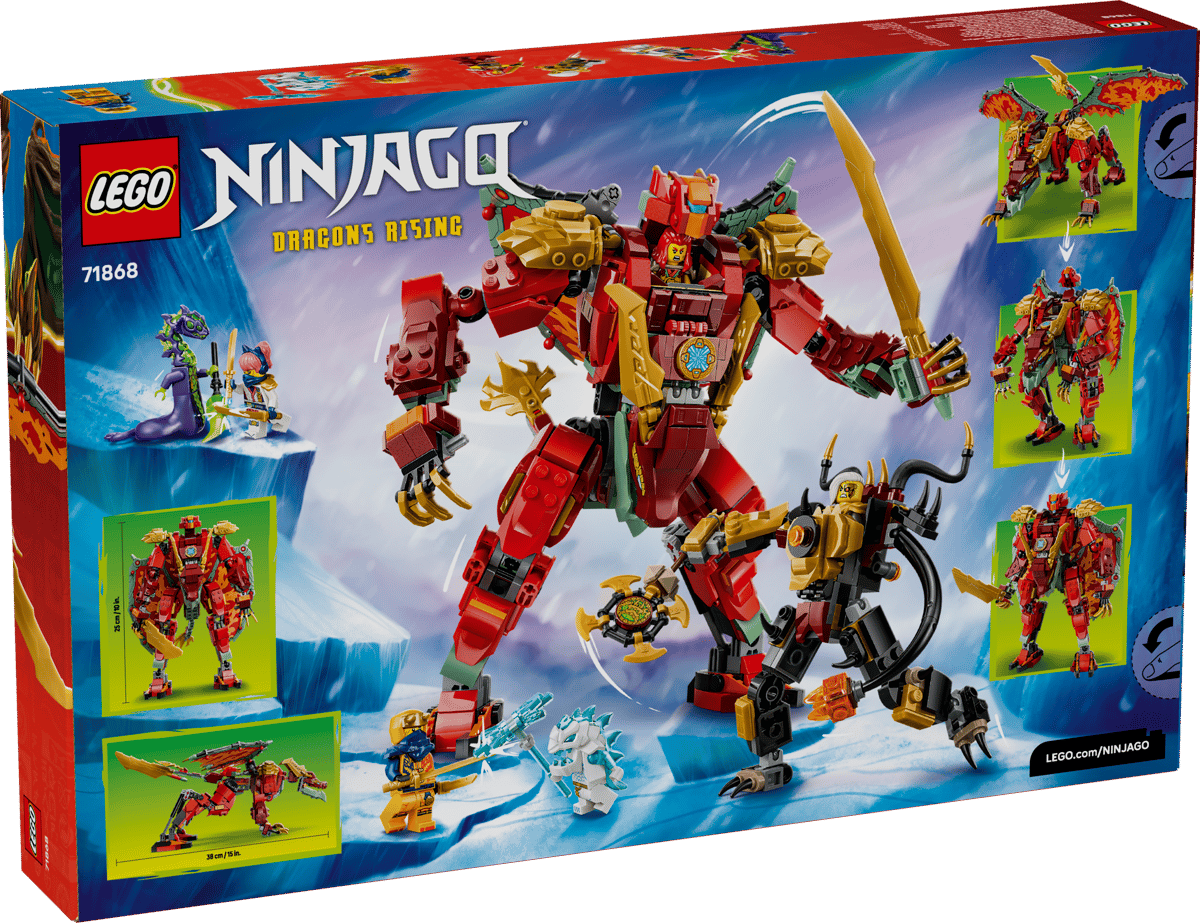 LEGO Wyldfyre's Transforming Dragon Mech 71868