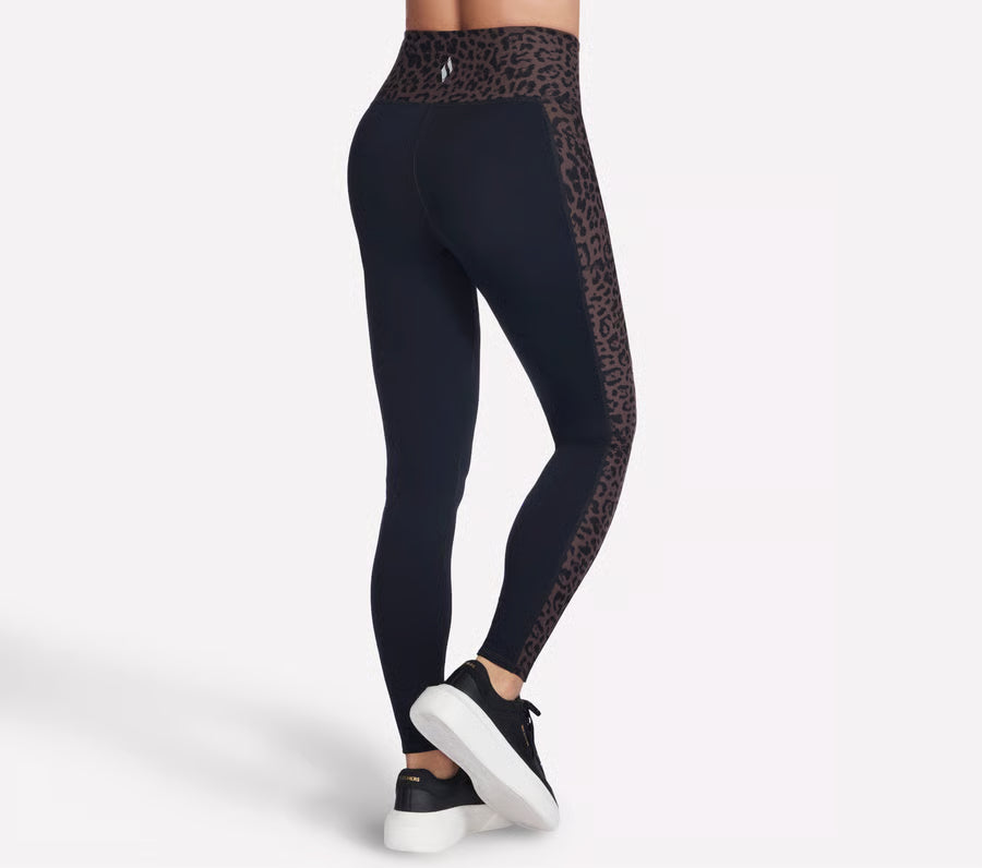 Skechers Go Walk Full Length High-Waisted Cheetah Leggings