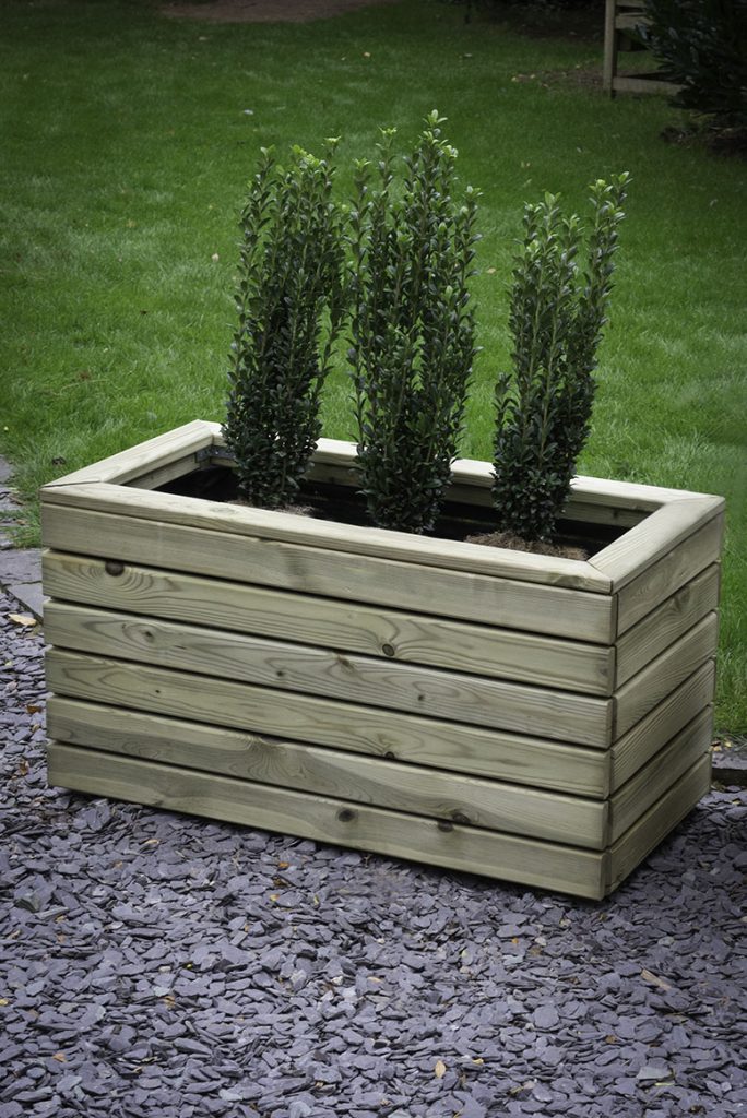 Forest Garden Double Linear Planter