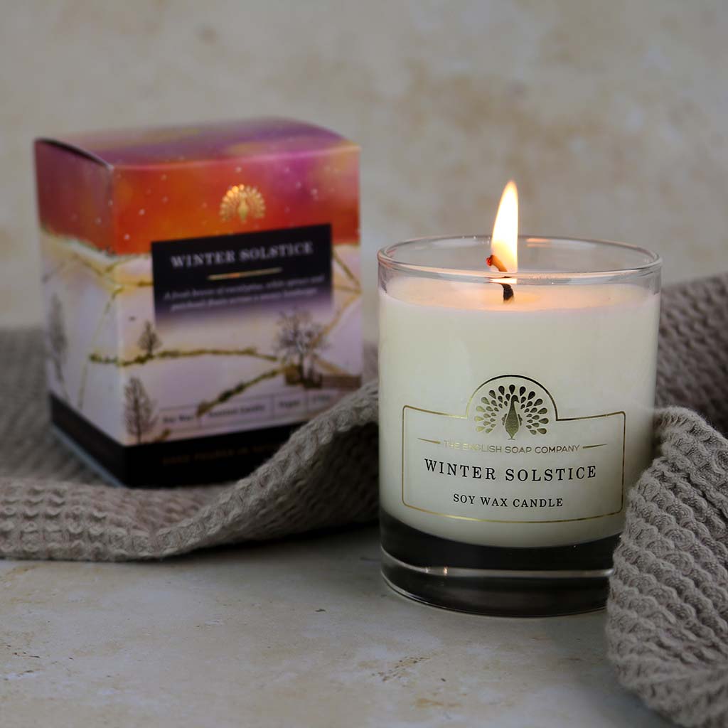 English Soap Company Winter Solstice Scented Candle