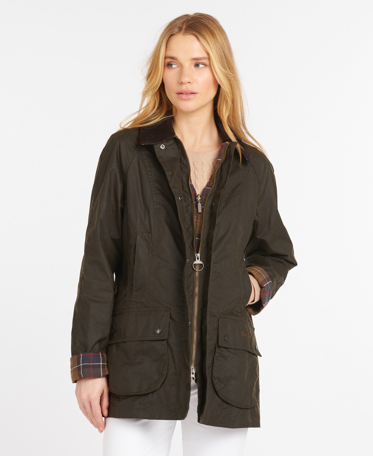 Barbour Classic Beadnell Wax Jacket - Main Image