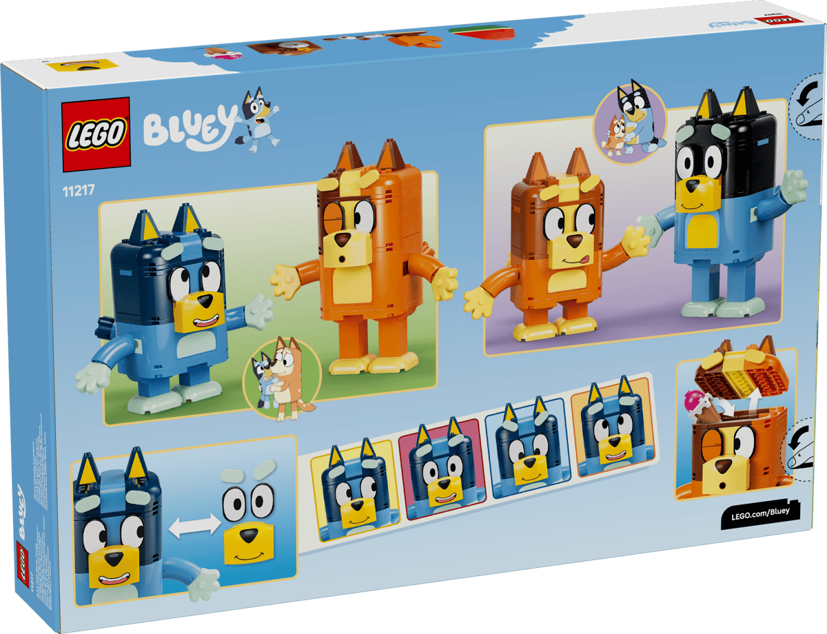 Lego Bluey Brick-Built Bluey Family 11217