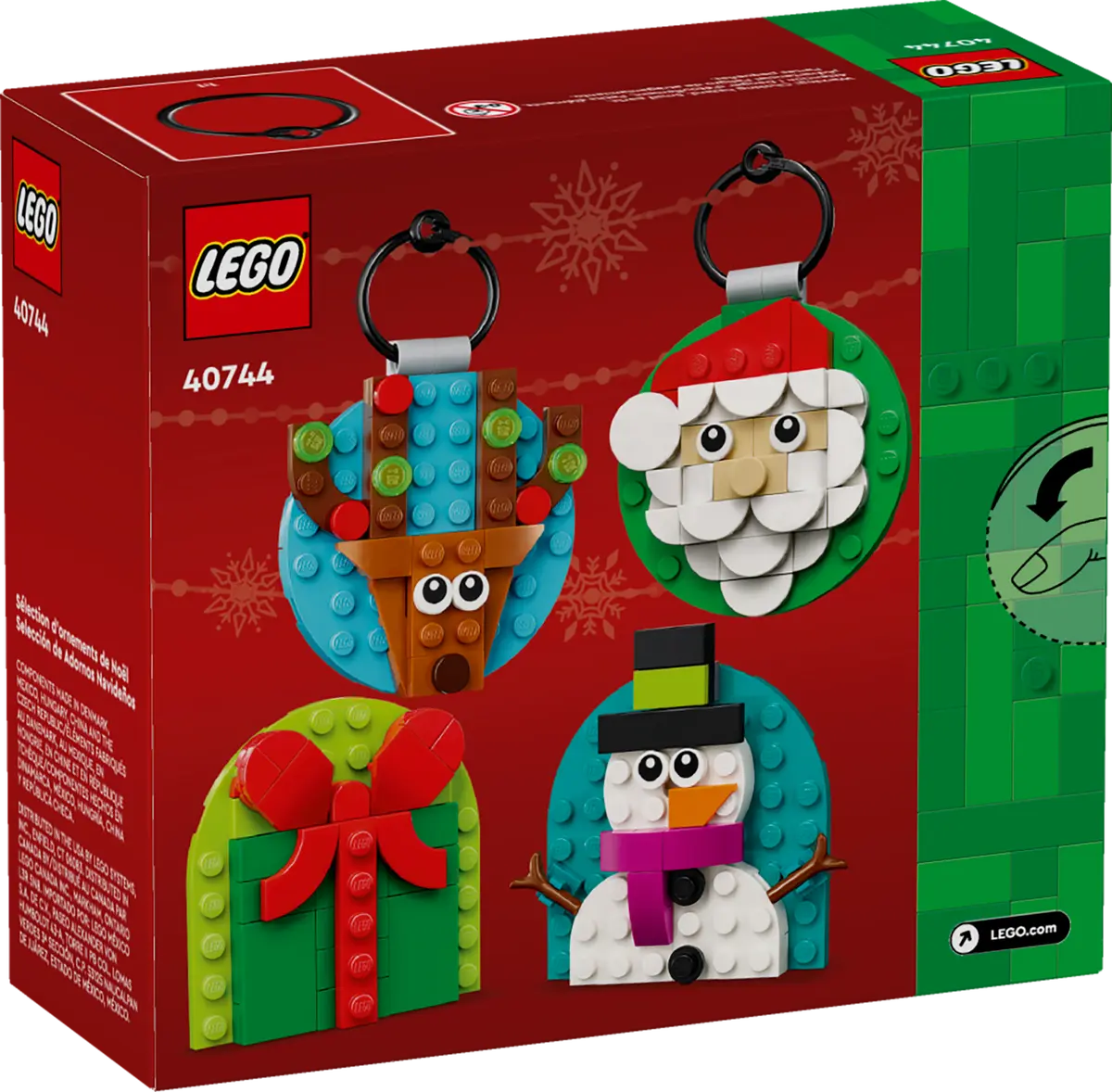 Lego Christmas Ornament Selection 40744