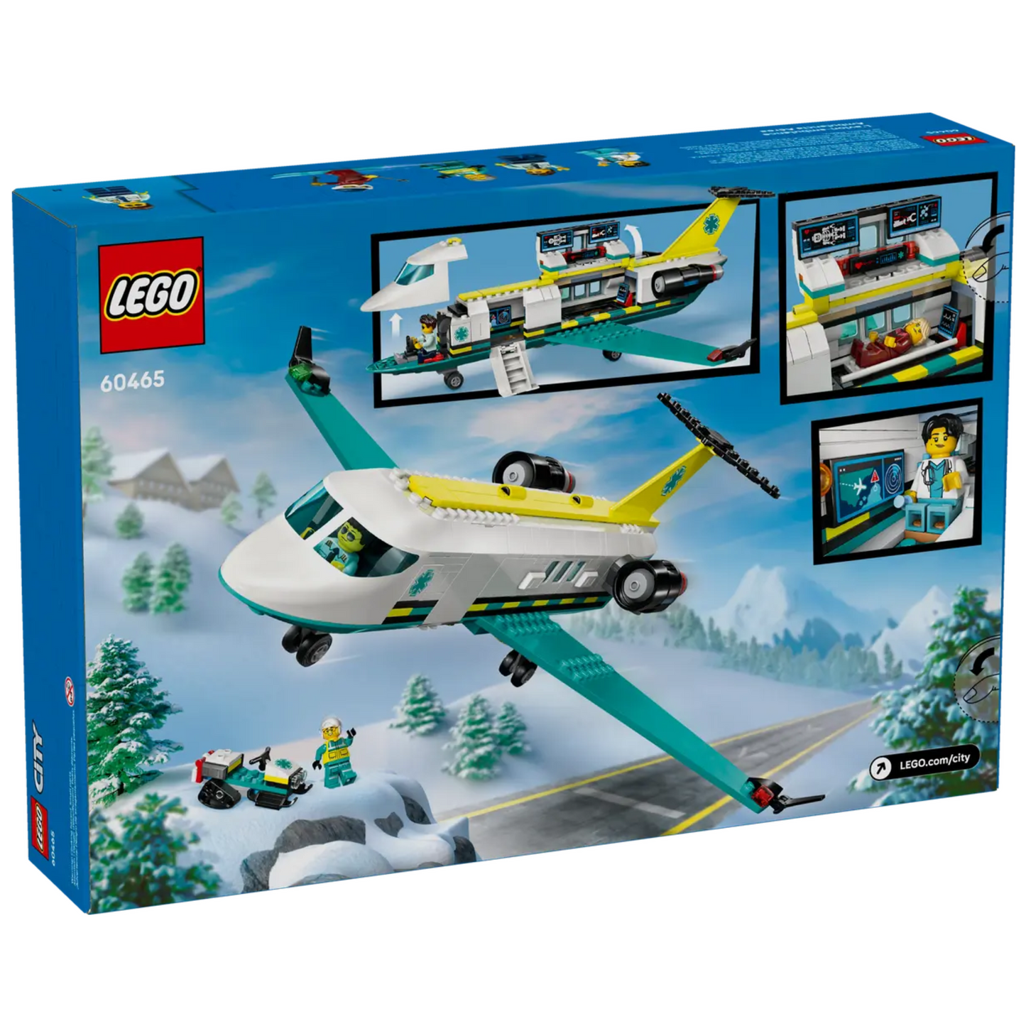 Lego City Emergency Air Ambulance Airplane 60465
