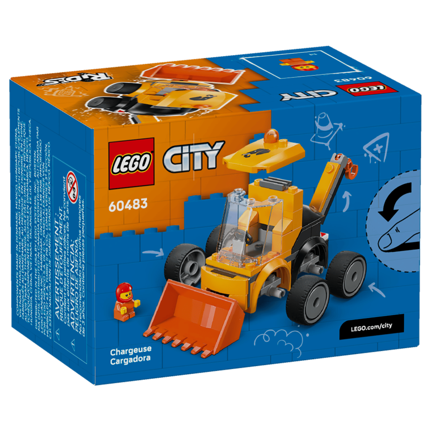 Lego City Rides Construction Loader 60483