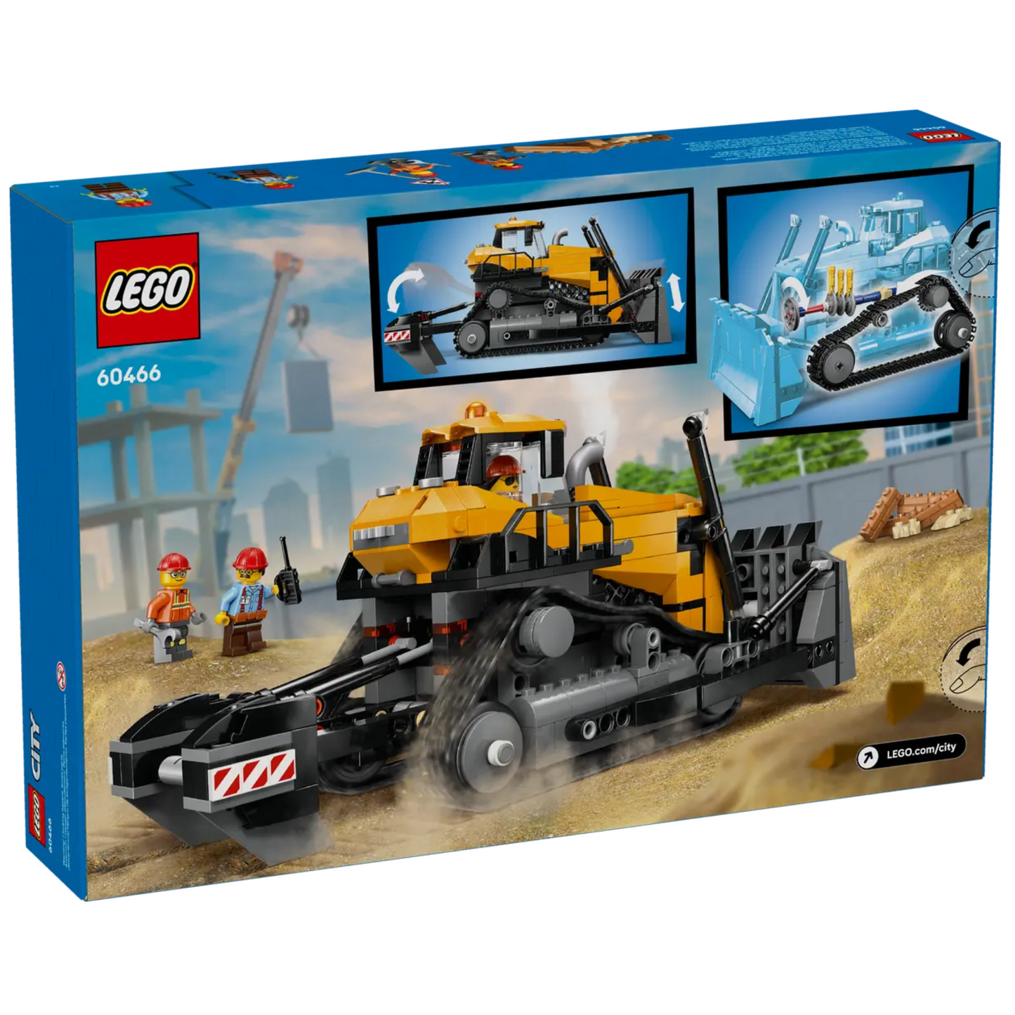Lego City Yellow Bulldozer 60466