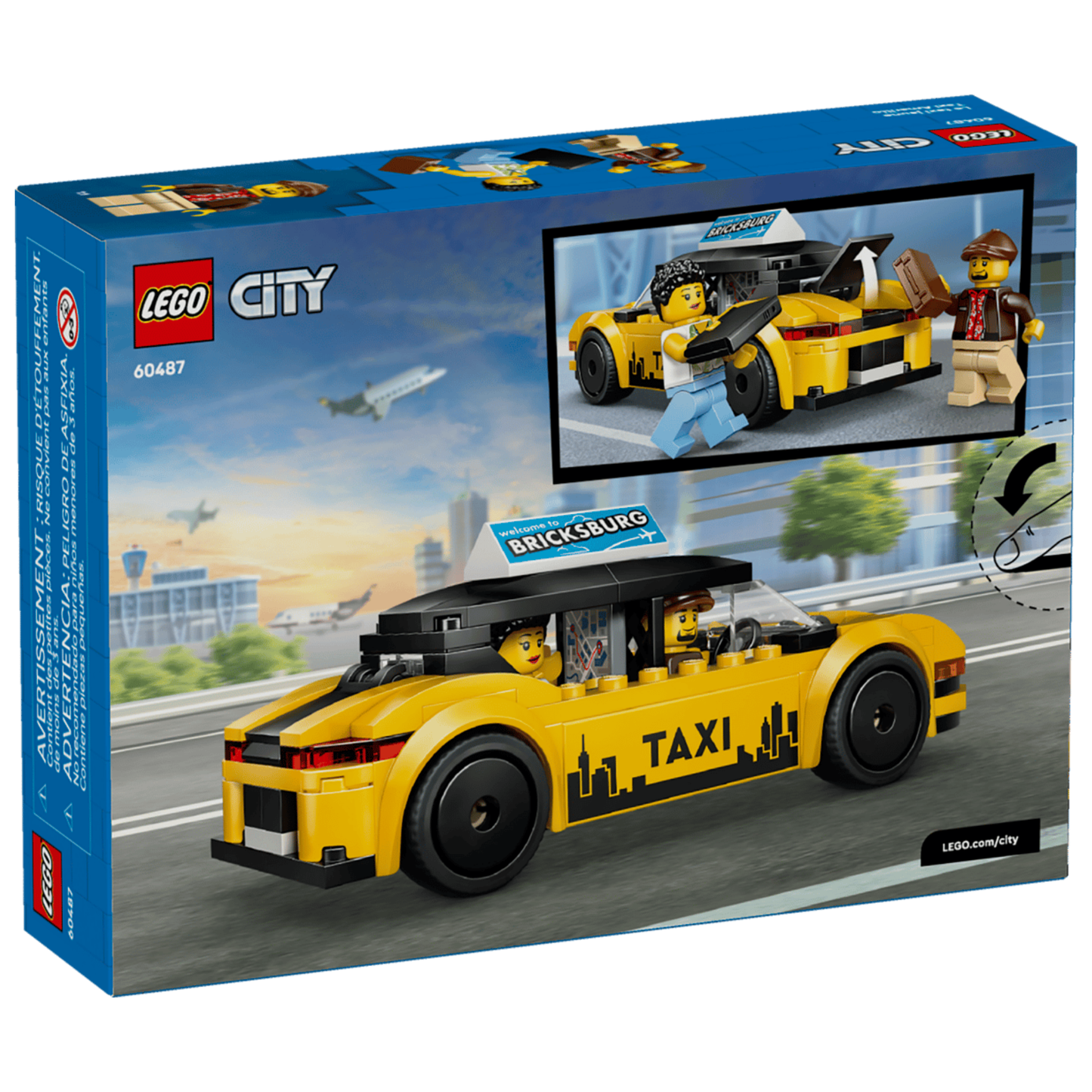 Lego City Yellow Taxi 60487