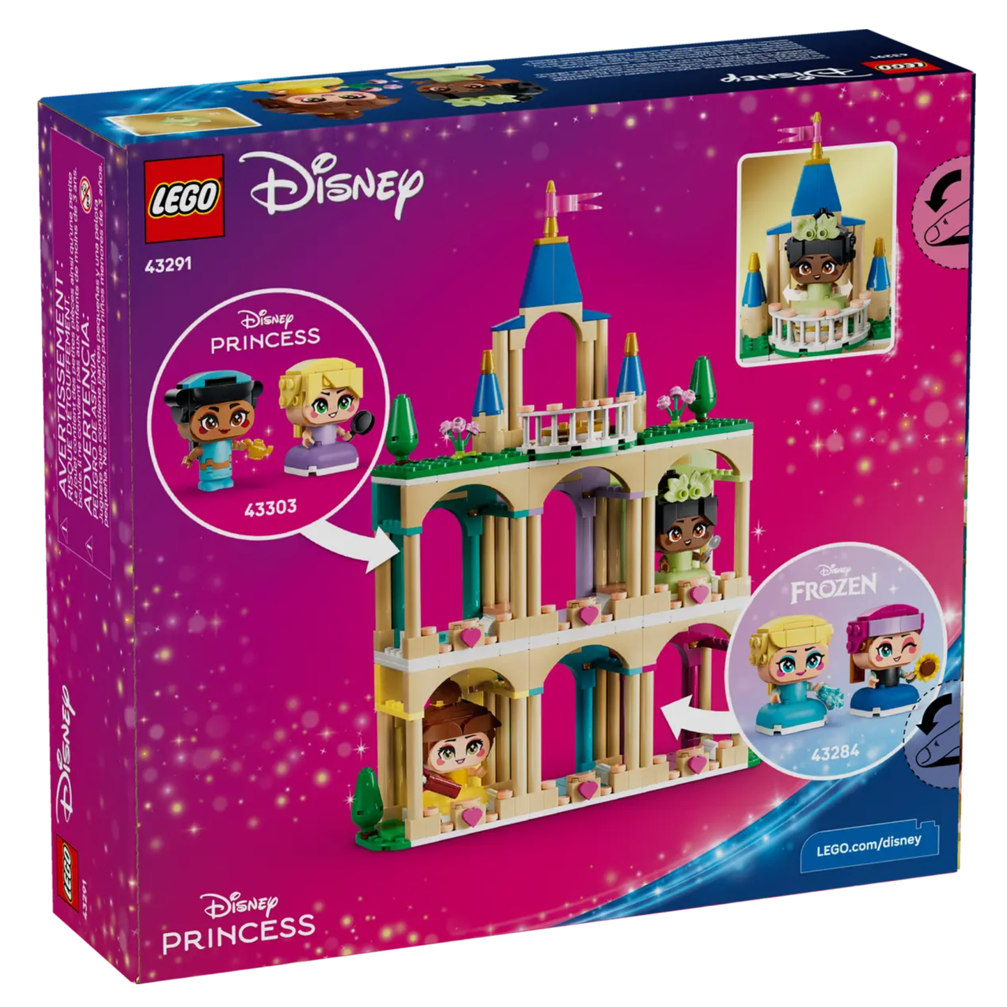 Lego Disney Mini Belle & Tiana with Castle 43291