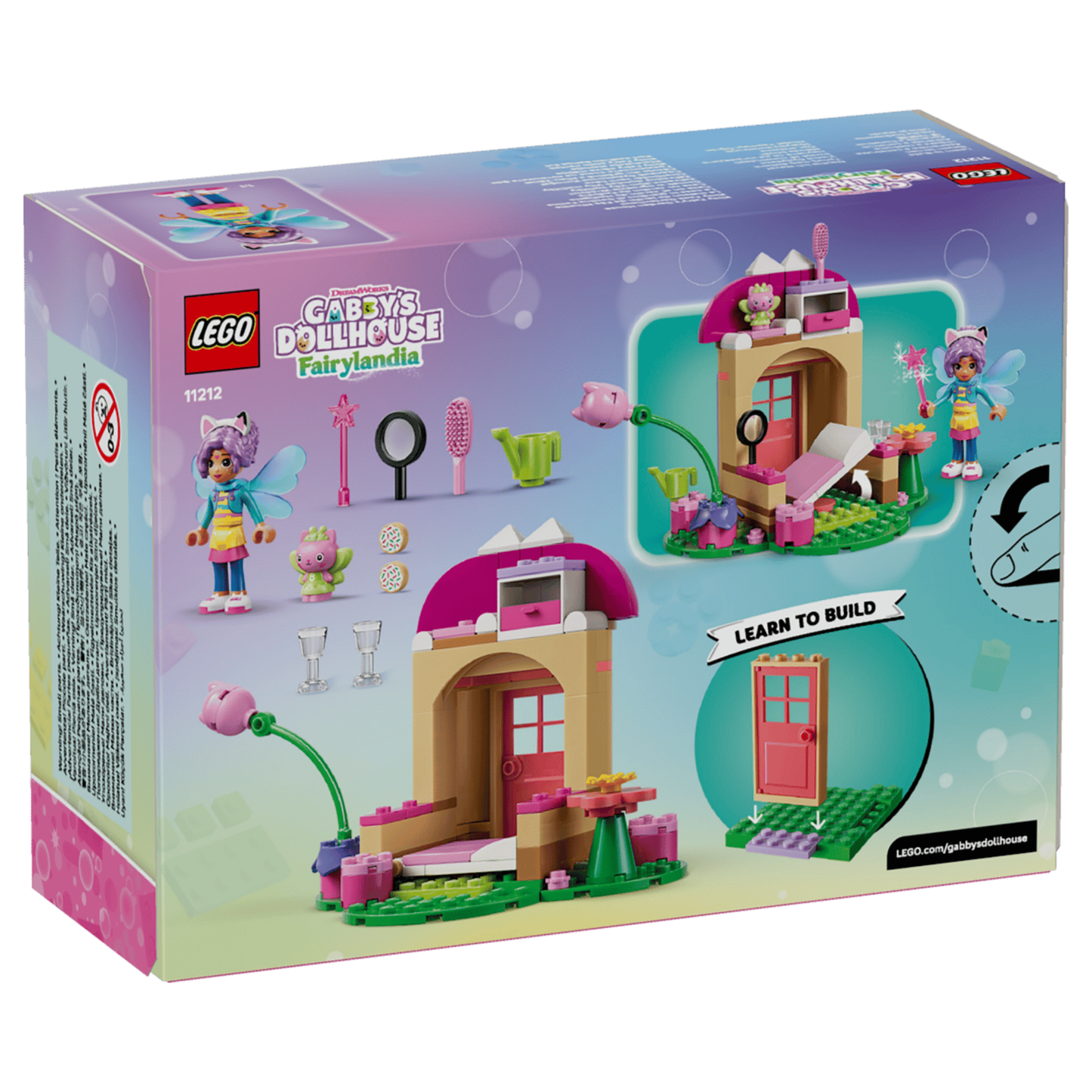 Lego Gabbys Dollhouse Kitty Fairy's Garden House 11212