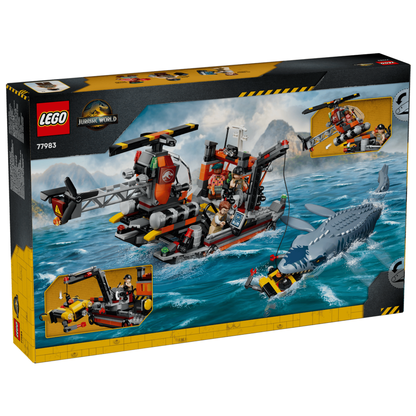 Lego Jurassic World Mosasaurus Dinosaur Boat Attack 77983 - august release