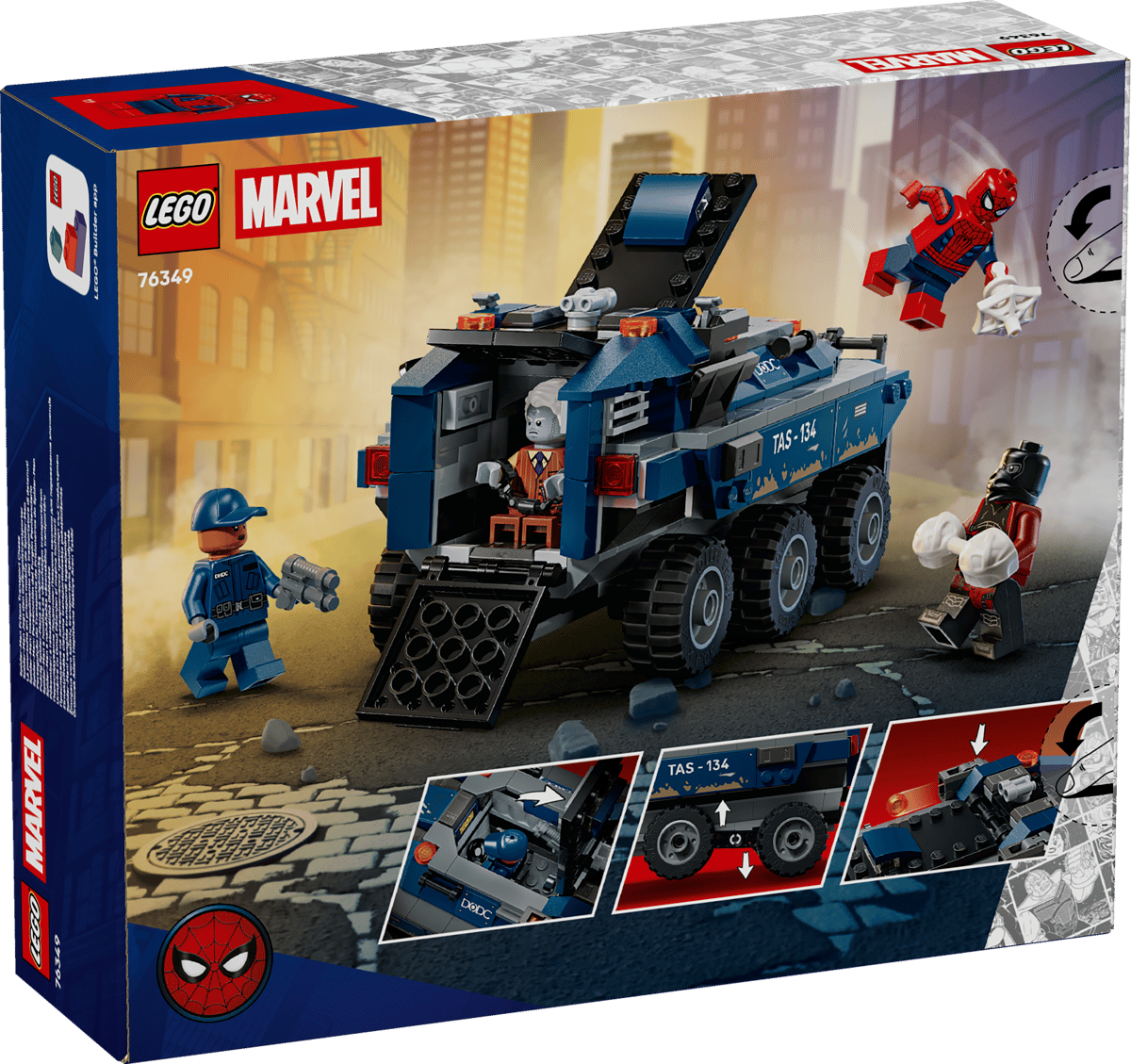 Lego Marvel Spider-Man Prison Transport Chase 76349