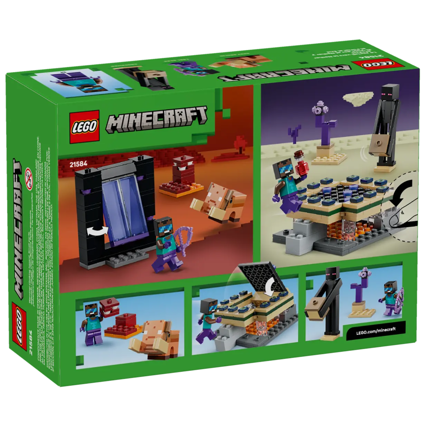 Lego Minecraft Nether & End Portal Journey 21584