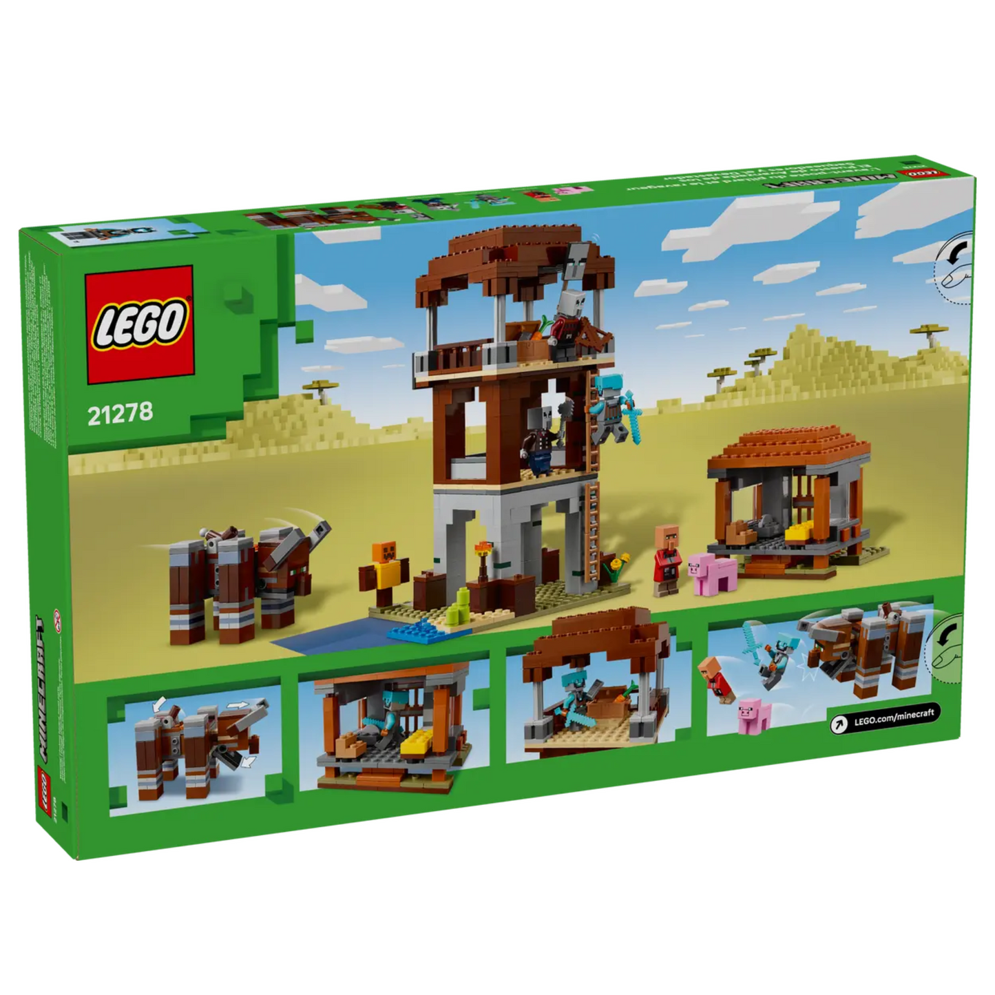 Lego Minecraft The Pillager Outpost and Ravager 21278