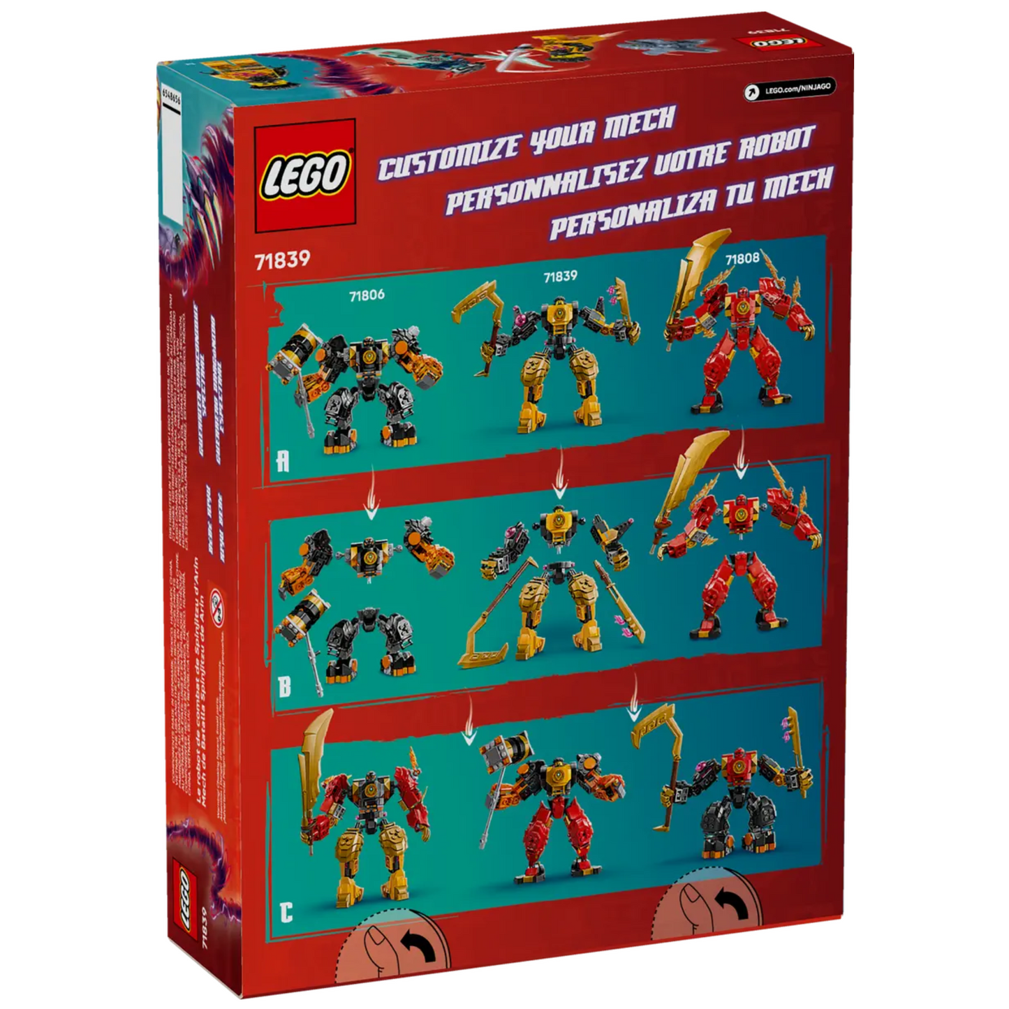 Lego Ninjago Arin's Spinjitzu Battle Mech 71839