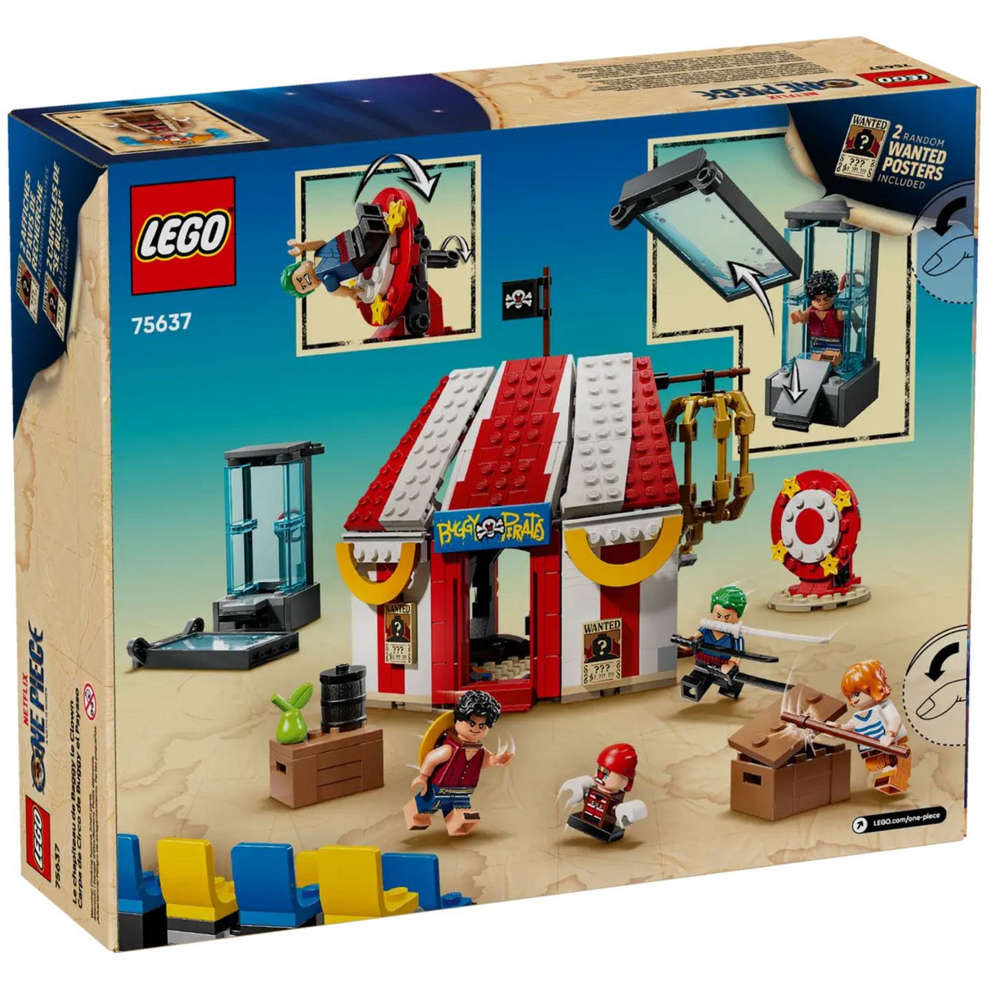 Lego One Piece Buggy the Clown's Circus Tent 75637