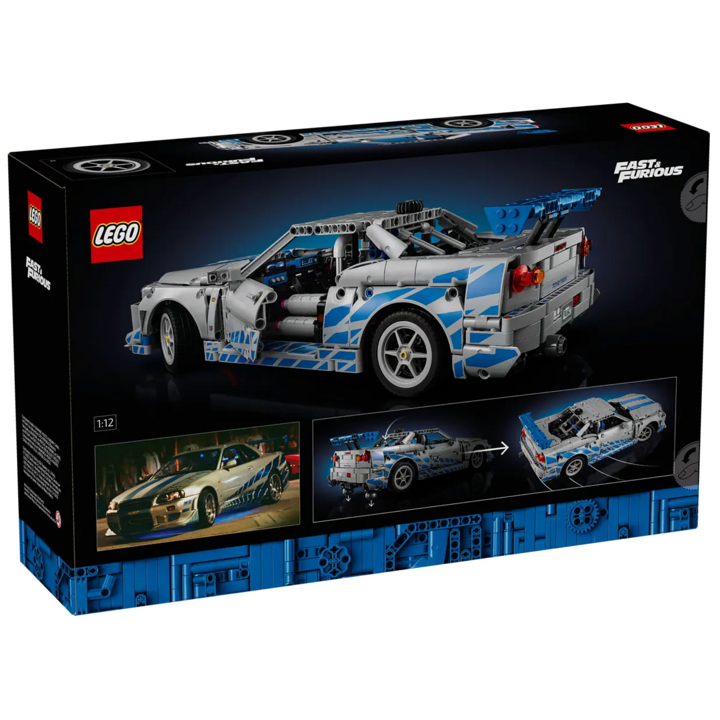 Lego Technic 2 Fast 2 Furious Nissan Skyline GT-R R34 Car 42210