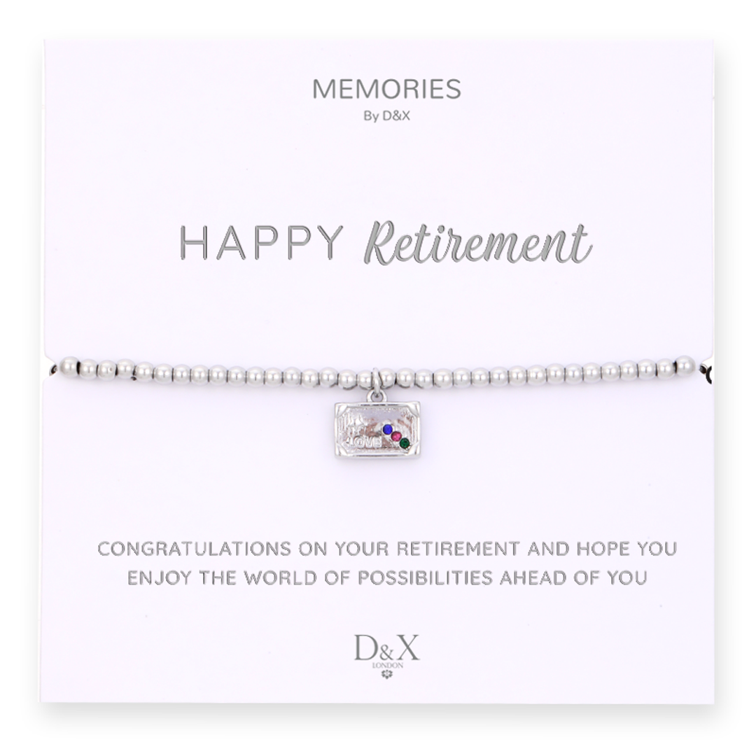 D&X Occasions Happy Retirement Bracelet