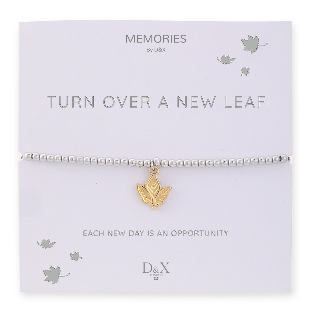D&X Occasions Turn Over a New Leaf Bracelet
