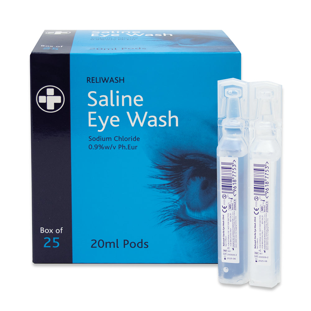 Eye Wash Saline - Pods 20ml X25