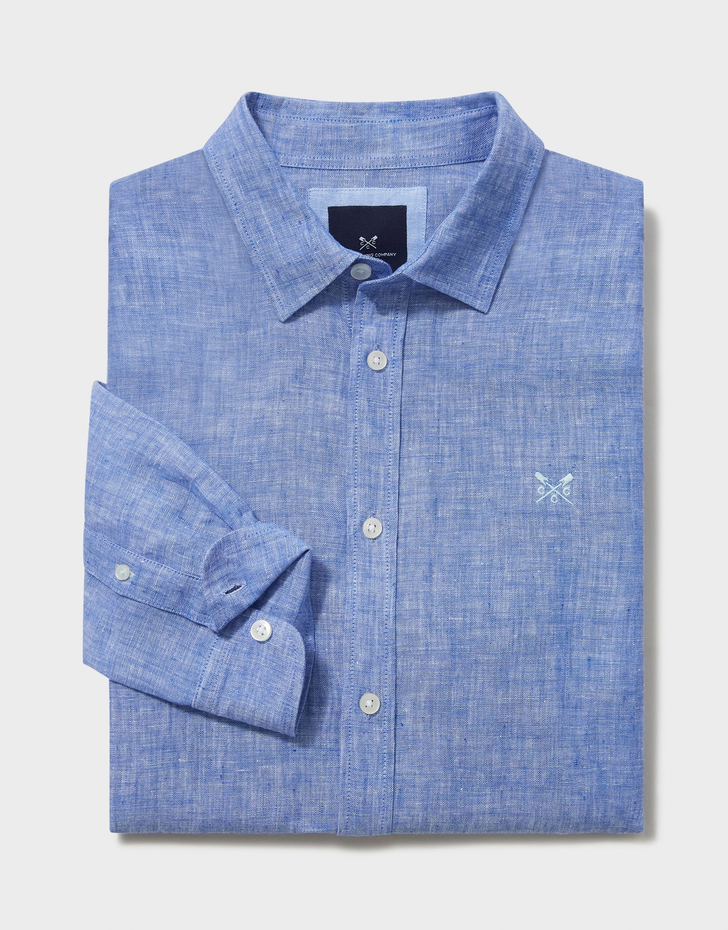 Crew Clothing Long-Sleeve Linen Shirt