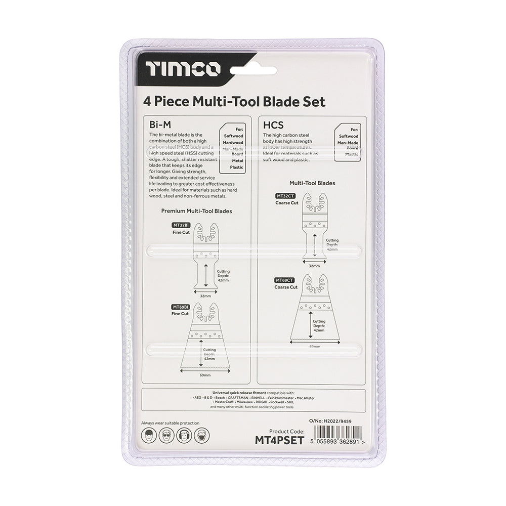 TIMCO Multi Tool Cutter Set 4PCE