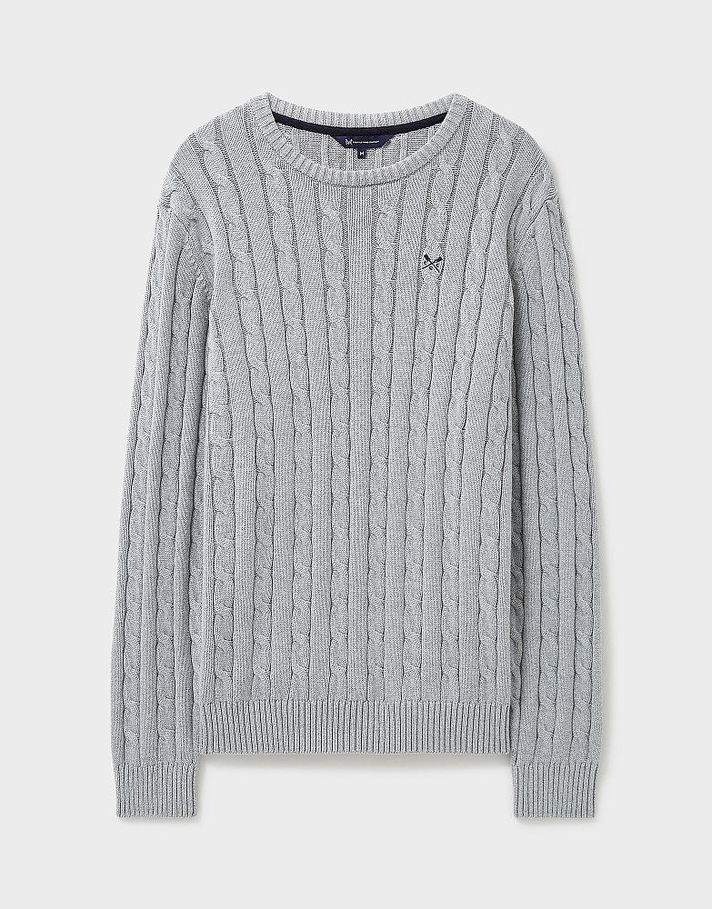 Crew Clothing Oarsman Cable Crew Neck Jumper