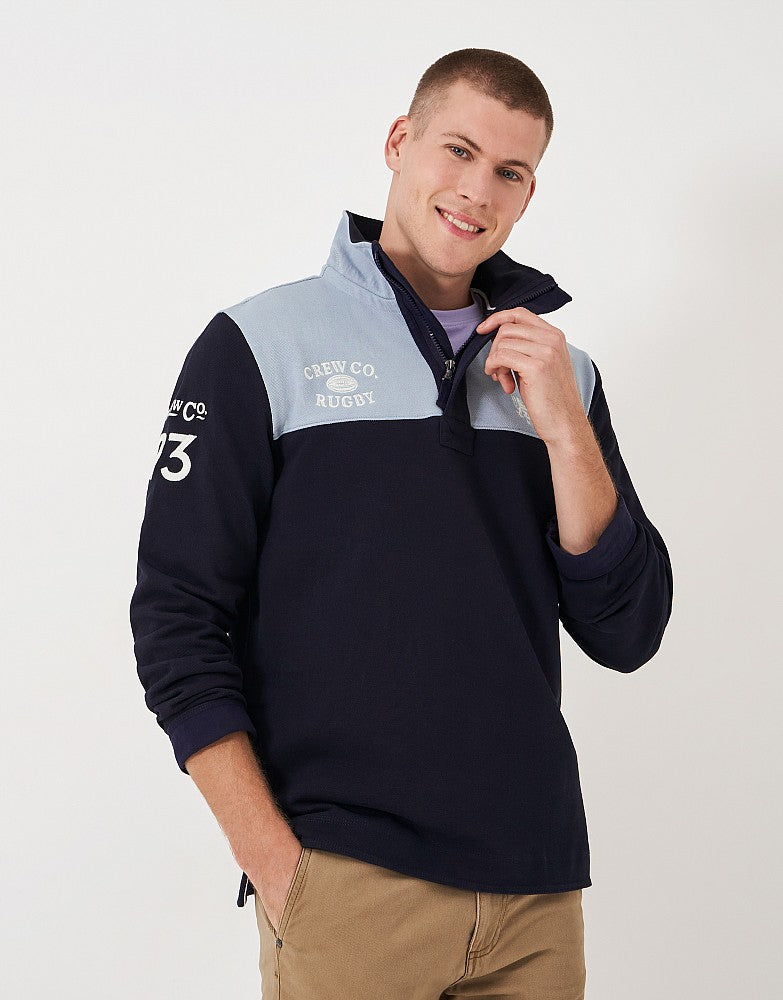 Crew Clothing Chest Panel Padstow Sweatshirt1