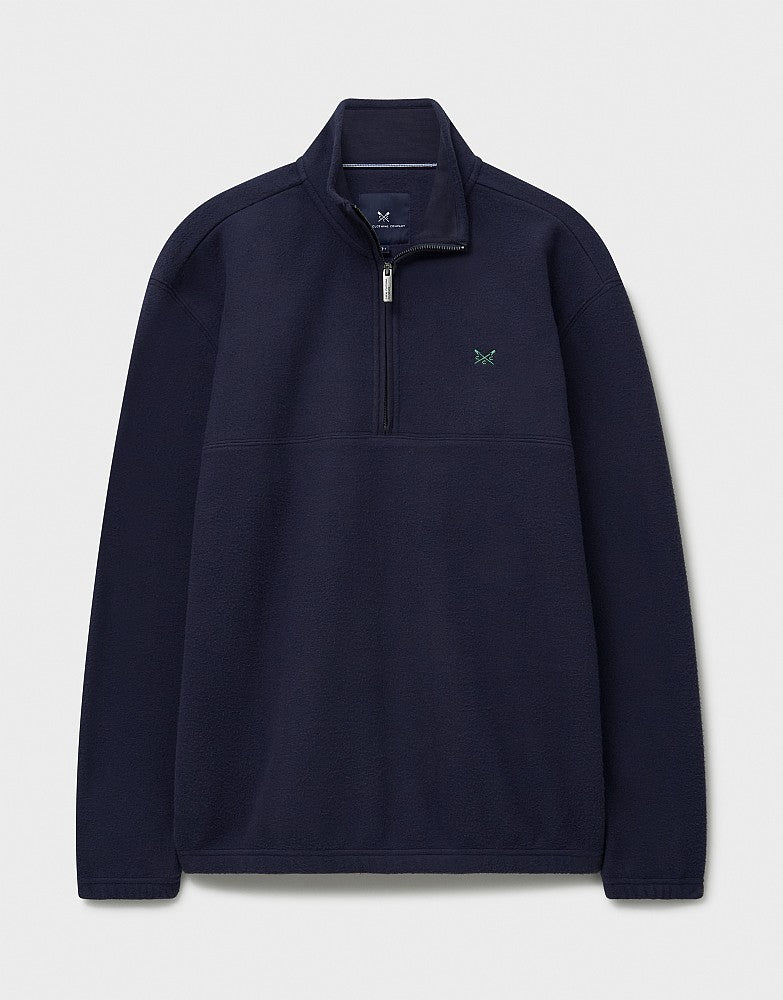 Crew Clothing Half Zip Fleece Sweatshirt