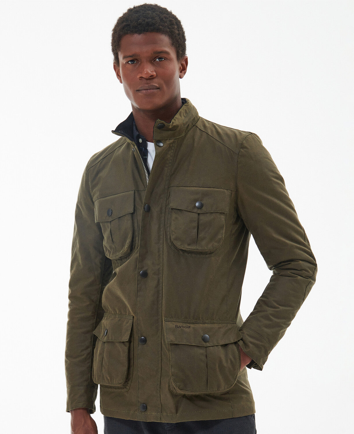 Barbour Corbridge Waxed Jacket - Main Image