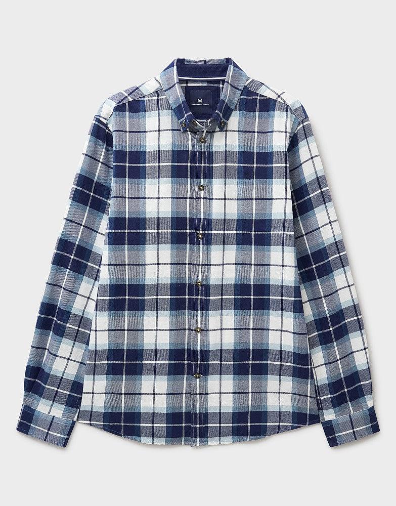Crew Clothing Classic Fit Multi Check Flannel Shirt