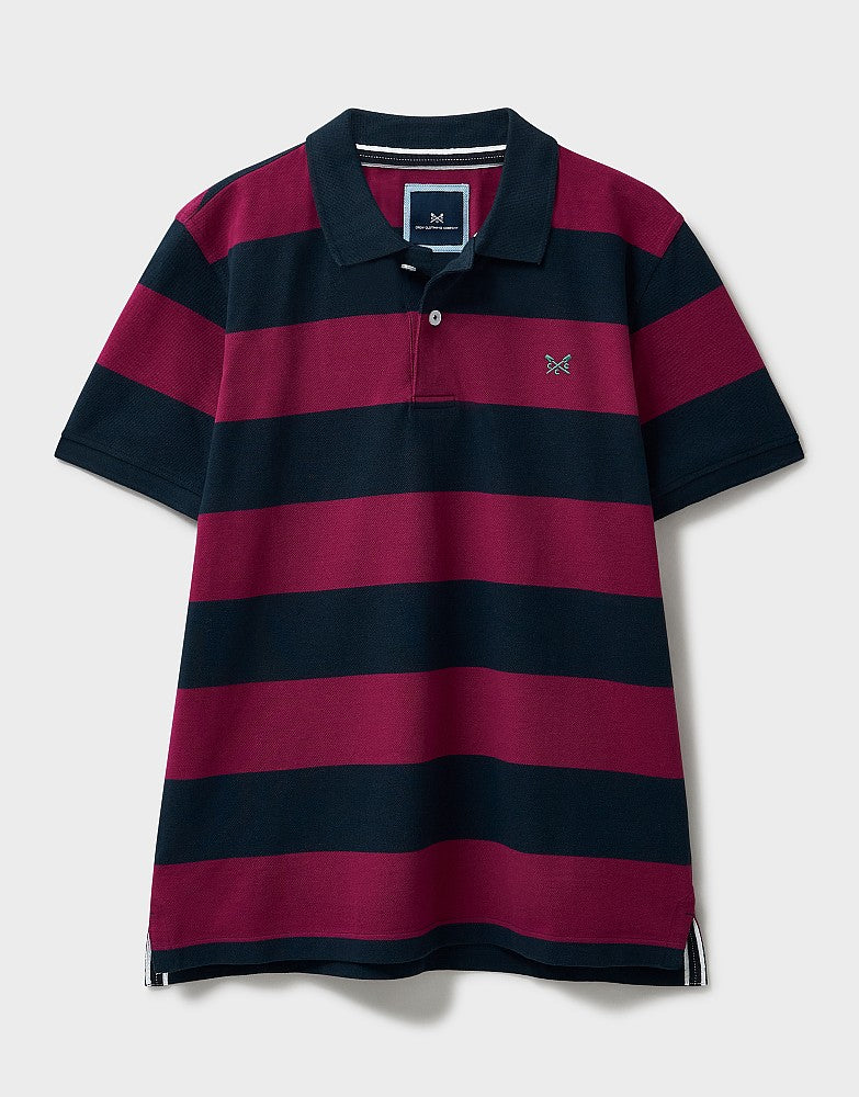Crew Clothing Heritage Rugby Stripe Polo Shirt