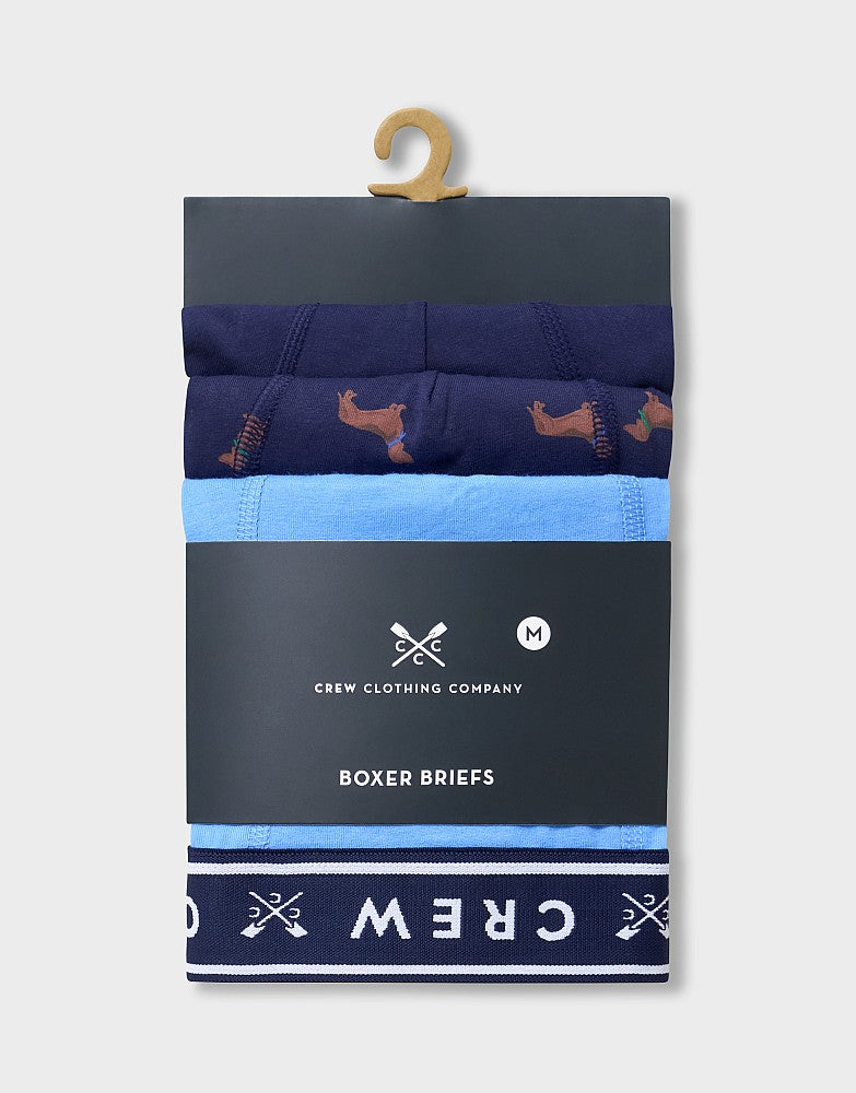 Crew Clothing 3-Pack Cotton Boxer Briefs
